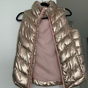 Metallic bubble vest